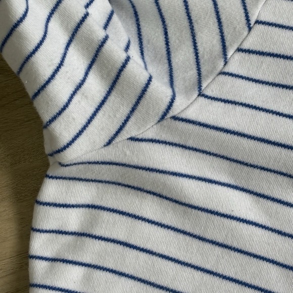 Polo Ralph Lauren Men's XXL‎ Classic Fit Short Sleeve White Blue Striped Pony - Picture 5 of 6